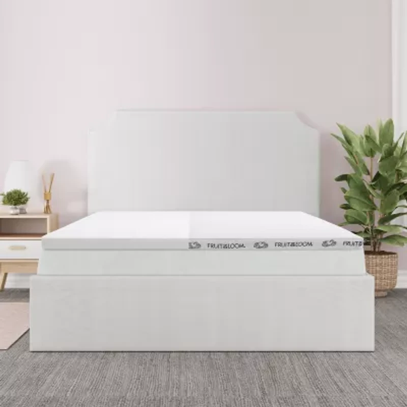 Fruit of the Loom Ultra Comfort 1.5" Twin Xl Memory Foam Mattress Topper