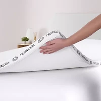 Fruit of the Loom Ultra Comfort 1.5" Twin Xl Memory Foam Mattress Topper