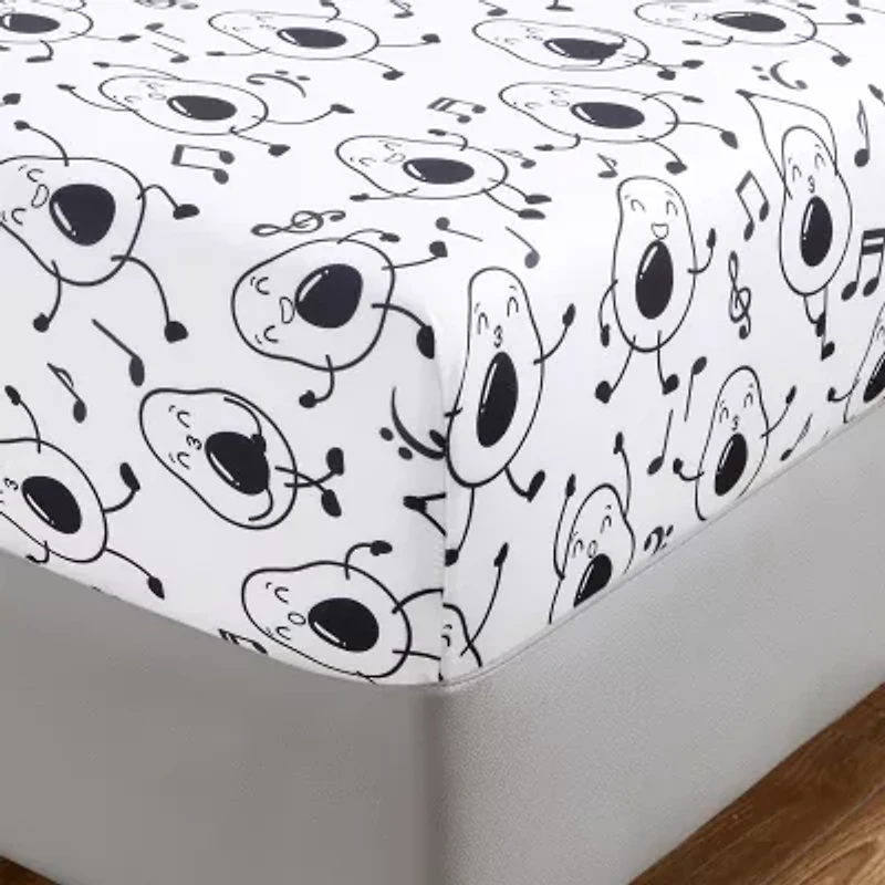 Fruit of the Loom Brushed Microfiber Printed Sheet Set