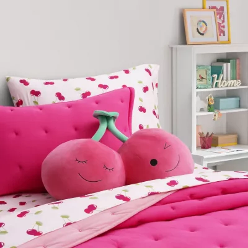 Fruit of the Loom Cherry Throw Pillow