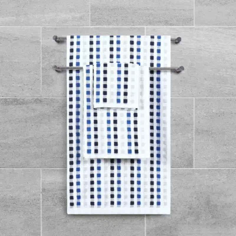 Fruit of the Loom Cool Check 6-pc. Bath Towel Set
