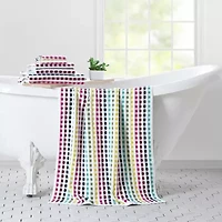 Fruit of the Loom Multi Check 6-pc. Bath Towel Set