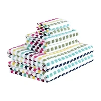 Fruit of the Loom Multi Check 6-pc. Bath Towel Set