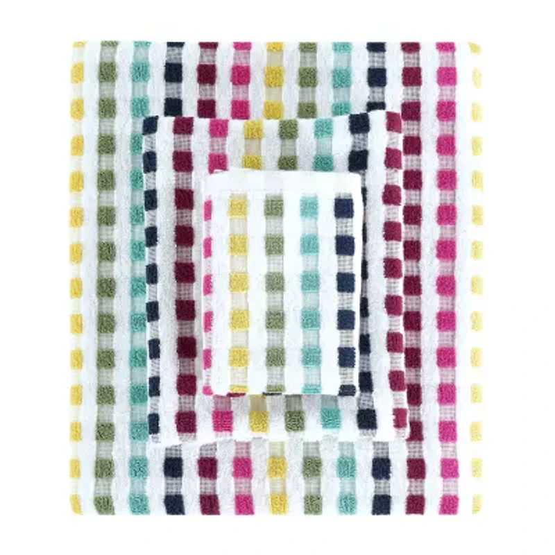 Fruit of the Loom Multi Check 6-pc. Bath Towel Set