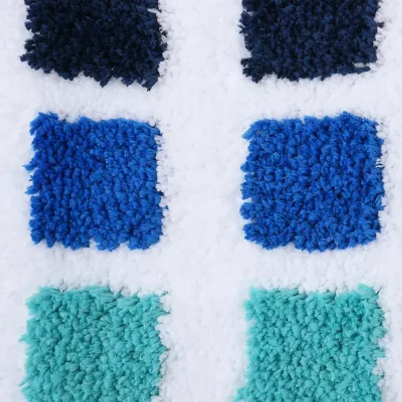 Fruit of the Loom Multi Squares Bath Rug