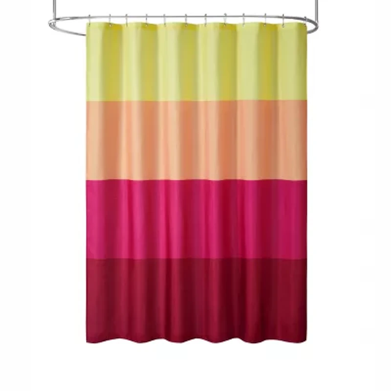 Fruit of the Loom Warm Stripe Shower Curtain