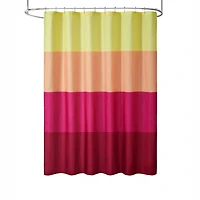Fruit of the Loom Warm Stripe Shower Curtain