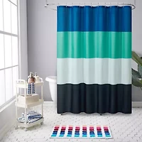 Fruit of the Loom Cool Stripe Shower Curtain