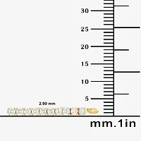 (G / Si1-Si2) Womens 2 CT. T.W. Lab Grown White Diamond Sterling Silver Bolo Bracelet