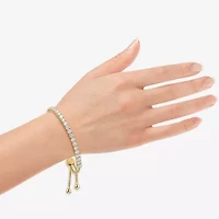 (G / Si1-Si2) Womens 2 CT. T.W. Lab Grown White Diamond Sterling Silver Bolo Bracelet