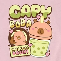 Little & Big Kid Girls Crew Neck Short Sleeve Regular Fit Graphic T-Shirt