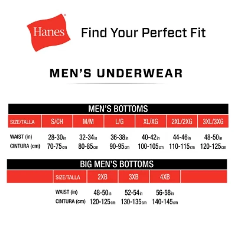 Hanes® Ultimate Men’s Underwear 3-Pack ComfortBlend® Boxer Briefs Underwear, Moisture-Wicking Ubbbb3