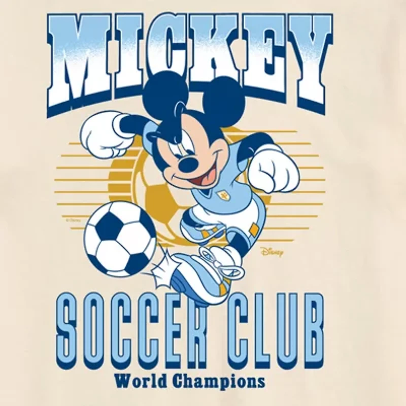 Novelty Mens Crew Neck Short Sleeve Regular Fit Mickey and Friends Big Tall Graphic T-Shirt