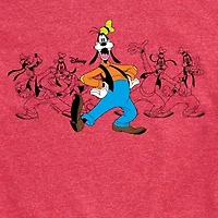 Novelty Mens Crew Neck Short Sleeve Regular Fit Goofy Big and Tall Graphic T-Shirt