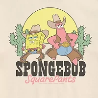 Novelty Mens Crew Neck Short Sleeve Regular Fit Spongebob Big and Tall Graphic T-Shirt