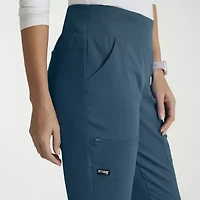 Grey's Anatomy™ by Barco Spandex Stretch Direct Grsp633 Relay 5-Pocket Mid-Rise Straight Leg Womens Fabric Moisture Wicking Wrinkle Resistant Scrub Pant