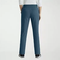 Grey's Anatomy™ by Barco Spandex Stretch Direct Grsp633 Relay 5-Pocket Mid-Rise Straight Leg Womens Plus Tall Fabric Moisture Wicking Wrinkle Resistant Scrub Pant