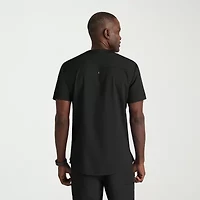 Grey's Anatomy™ by Barco Spandex Stretch Direct Grst188 Rapid 2-Pocket Mens V Neck Short Sleeve Fabric Moisture Wicking Wrinkle Resistant Scrub Top