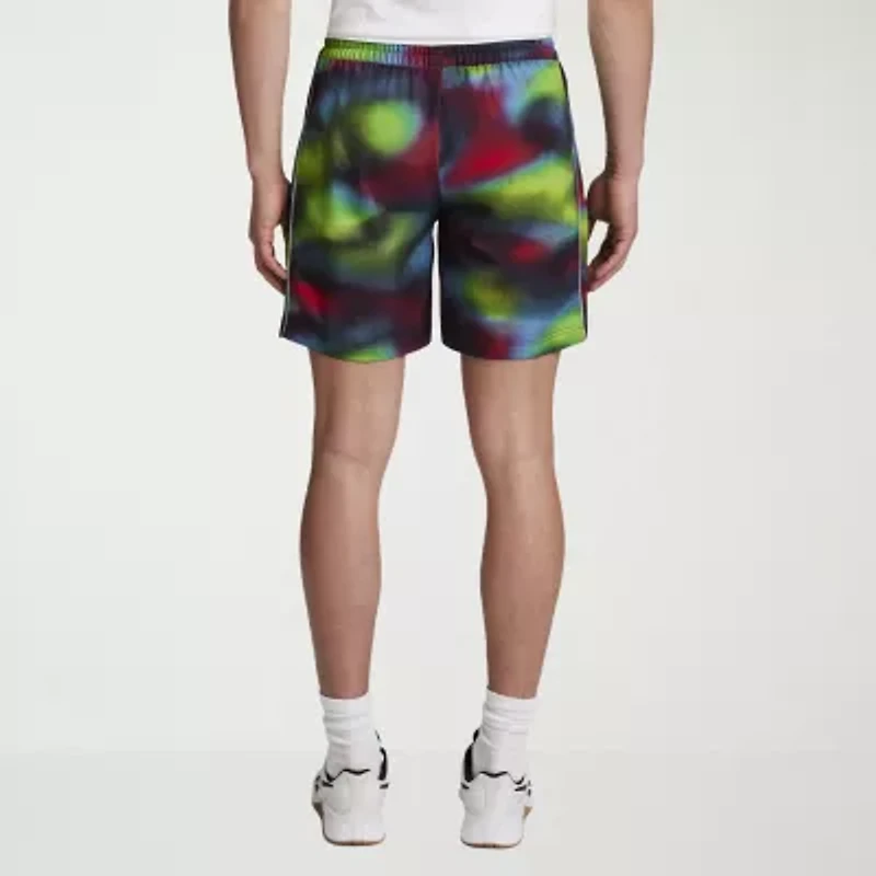 Reebok Mens 7" Mid Rise Drawstring Waist Workout Shorts