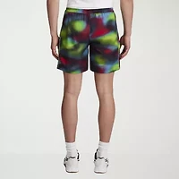 Reebok Mens 7" Mid Rise Drawstring Waist Workout Shorts