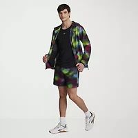 Reebok Mens 7" Mid Rise Drawstring Waist Workout Shorts