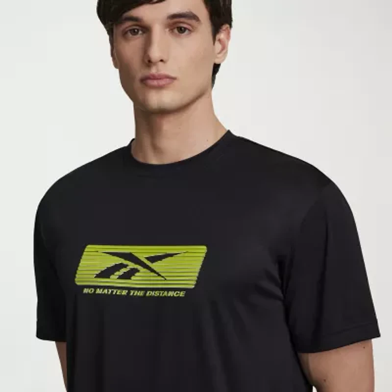 Reebok Mens Crew Neck Short Sleeve Active T-Shirt
