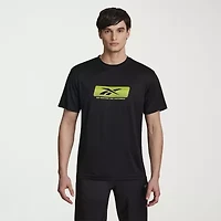 Reebok Mens Crew Neck Short Sleeve Active T-Shirt