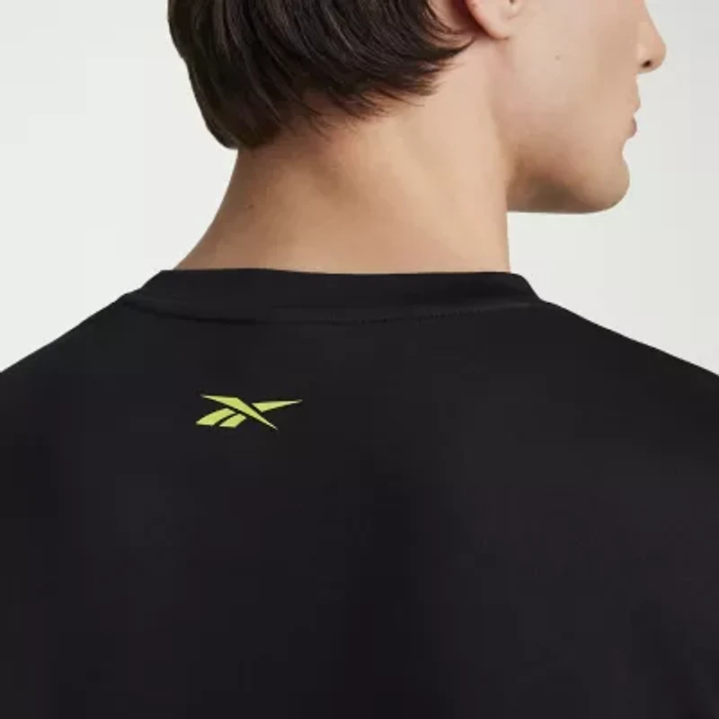Reebok Mens Crew Neck Short Sleeve Active T-Shirt