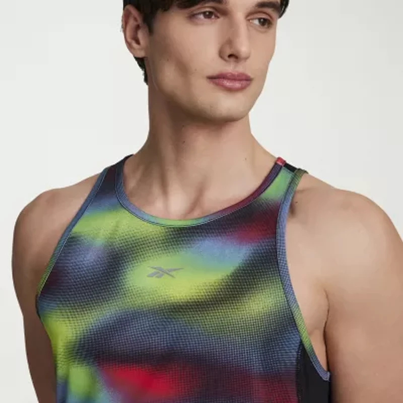 Reebok Mens Crew Neck Sleeveless Active Tank Top