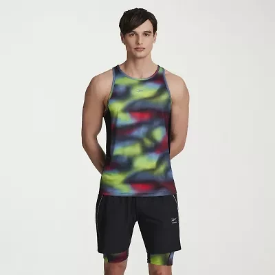 Reebok Mens Crew Neck Sleeveless Active Tank Top