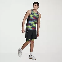 Reebok Mens Crew Neck Sleeveless Active Tank Top