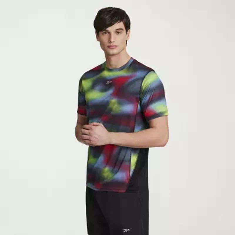 Reebok Mens Crew Neck Short Sleeve Active T-Shirt