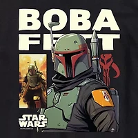 Novelty Mens Crew Neck Short Sleeve Regular Fit Star Wars Graphic T-Shirt