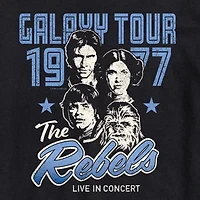 Novelty Mens Crew Neck Short Sleeve Regular Fit Star Wars Graphic T-Shirt