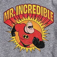 Novelty Mens Crew Neck Short Sleeve Regular Fit The Incredibles Graphic T-Shirt