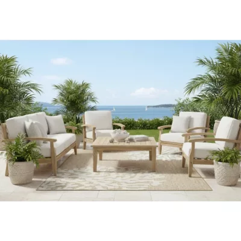 Celeste Coastal Reef Indoor Outdoor Rectangular Area Rug