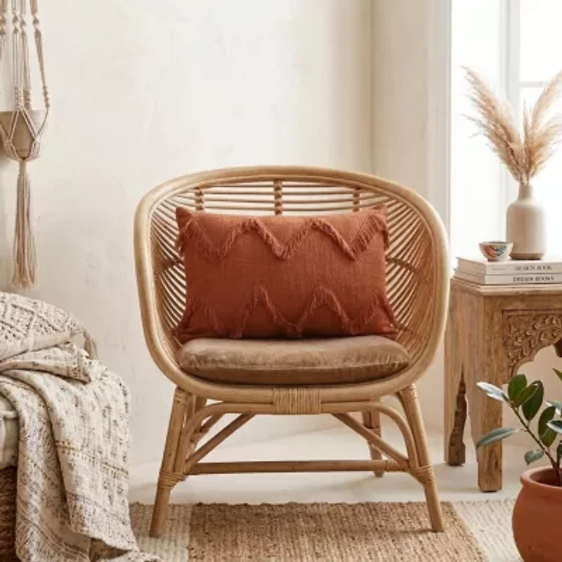 LR Home Zoya Solid Square Throw Pillow