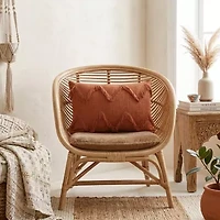 LR Home Zoya Solid Square Throw Pillow