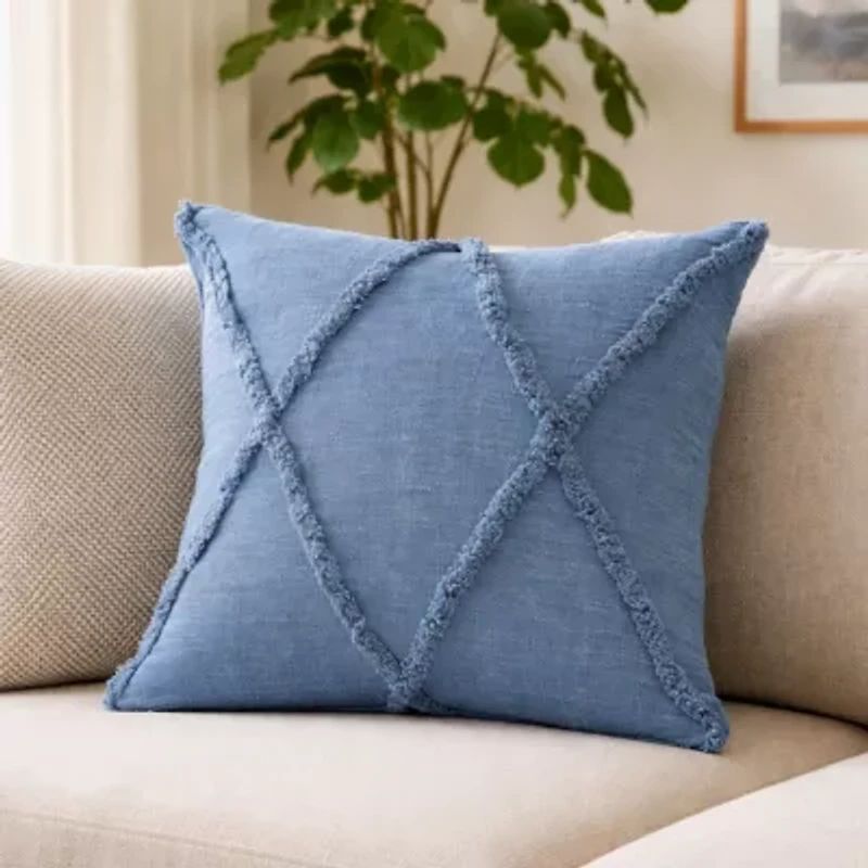 LR Home Aali Geometric Square Throw Pillow