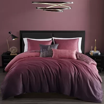 Bebejan Mauve Dreams 5-pc. Reversible Comforter Set