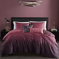 Bebejan Mauve Dreams 5-pc. Reversible Comforter Set