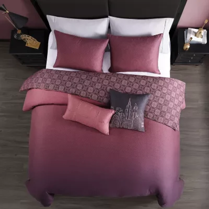 Bebejan Mauve Dreams 5-pc. Reversible Comforter Set