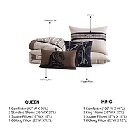 Bebejan Equestrian 5-pc. Reversible Comforter Set