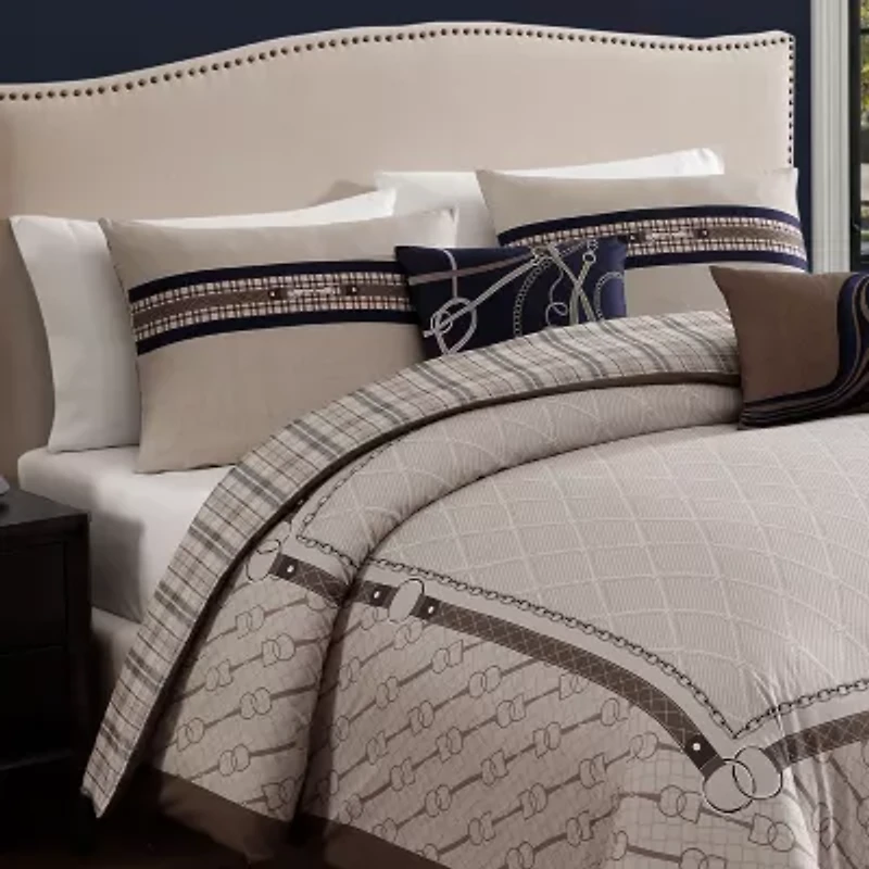 Bebejan Equestrian 5-pc. Reversible Comforter Set