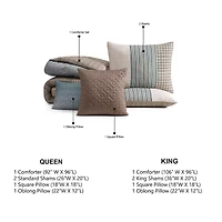 Bebejan Tranquil Patch 5-pc. Reversible Comforter Set