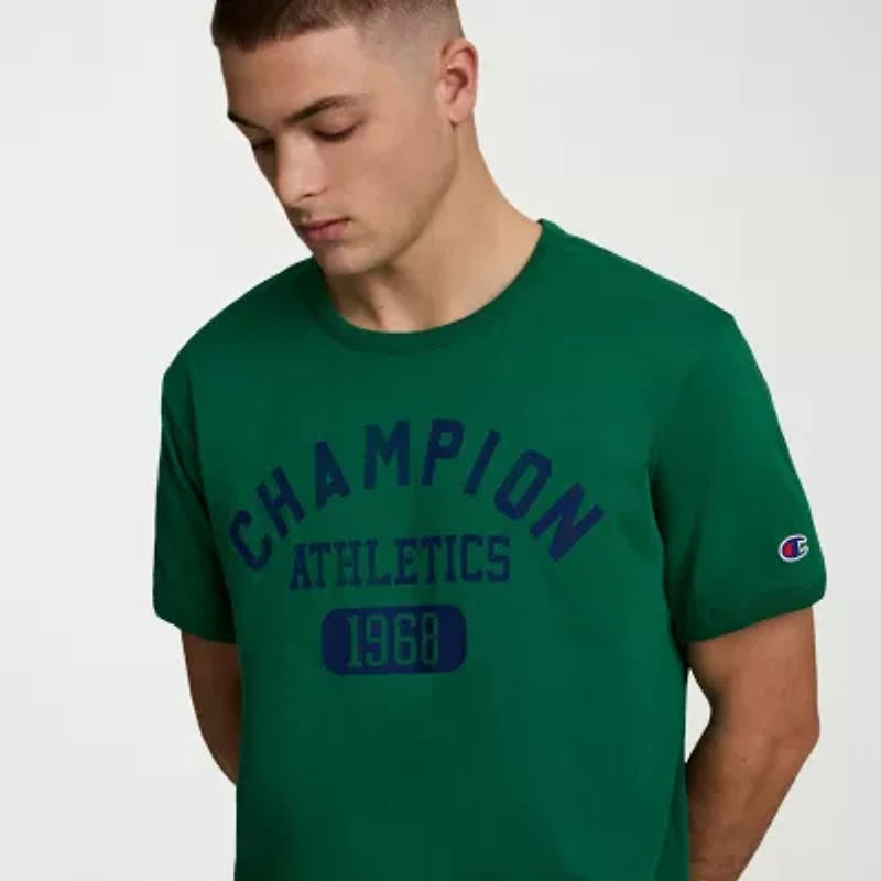 Champion Mens Crew Neck Short Sleeve Active T-Shirt