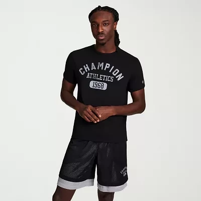 Champion Mens Crew Neck Short Sleeve Active T-Shirt