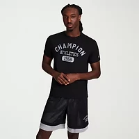 Champion Mens Crew Neck Short Sleeve Active T-Shirt