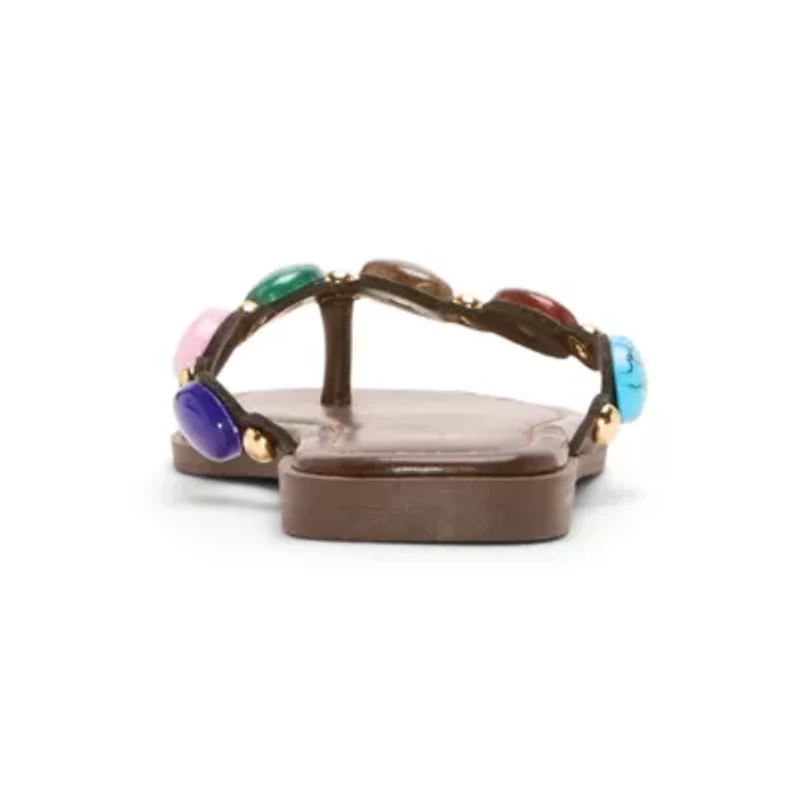 a.n.a Womens Beaded Flip-Flops