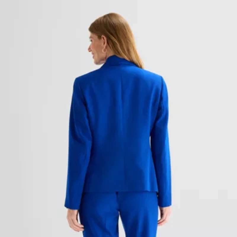 Black Label by Evan-Picone Womens Classic Fit Suit Jacket